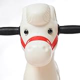 DIVCHI Rocking Horse Toddler Ride On Toy White Easy Grip Handles Stable Saddle view 2