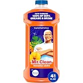 Mr. Clean All Purpose Cleaner, Mop Soap, Floor Cleaner for Mopping Home, Bathroom, &amp; Kitchen, Cleaning Liquid for Mop &amp; Bucket, Cleaning Supplies, Multi-Surface Dilutable, Hawaiian Aloha, 41oz