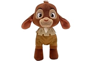 Disney Wish Walk 'n Talk Valentino Plush Fainting Goat, 11-Inch Stuffed Animal, Sounds and Motion, Kids Toys for Ages 3 Up by Just Play