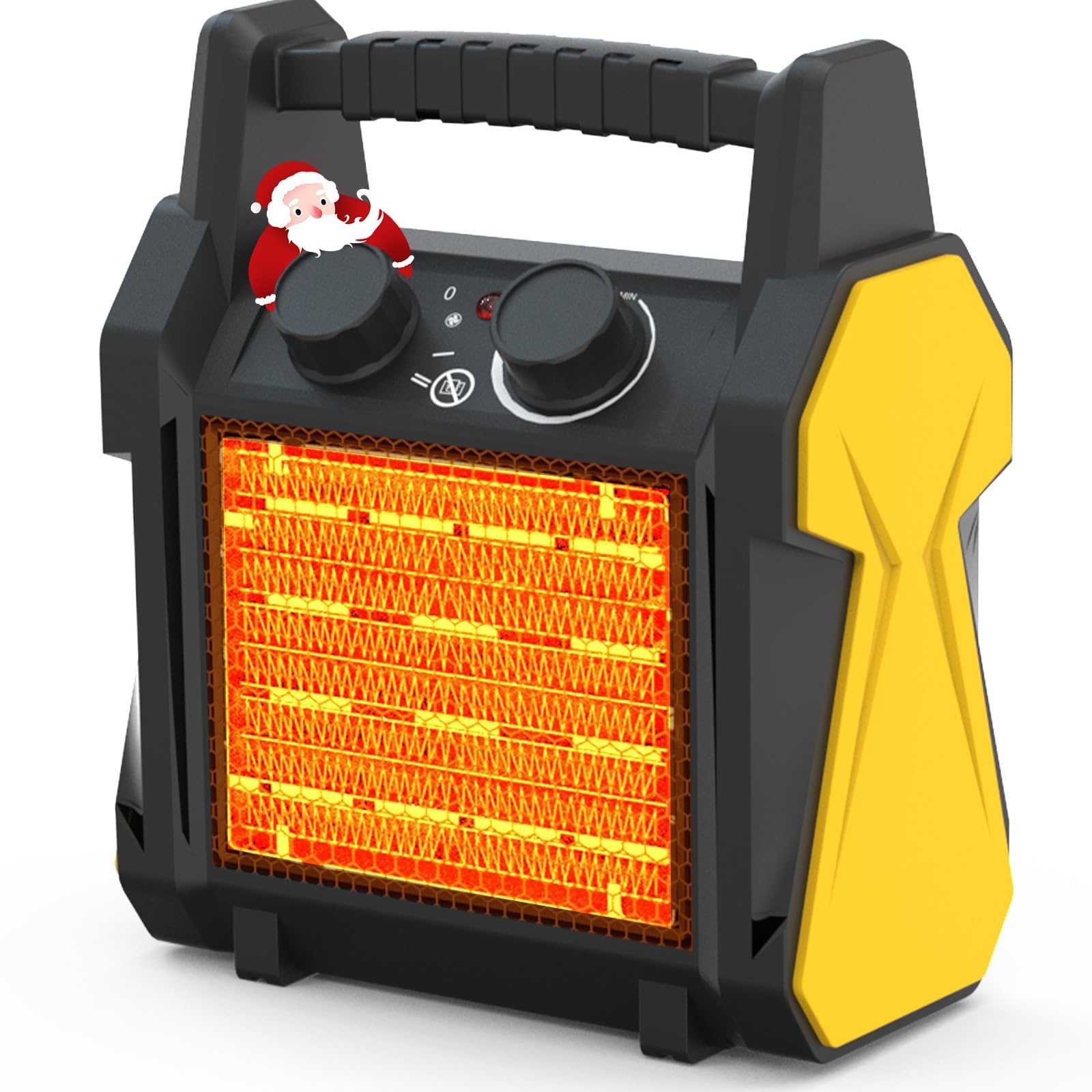 Photo 1 of *UNTESTED*
Buyplus Outdoor Heater, 1500W Patio Heater for Garage, Portable Electric Space Heaters with Overheat Tip-Over Protection, PTC Ceramic Space Heaters for Garage, Greenhouse, Indoor Outdoor Use,Yellow