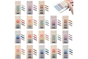 2400/3600 Pcs Sticky Tabs, Index Tabs, 60 Colors Sticky Notes Writable Annotation Tab for Book Tab, File Classification, Book