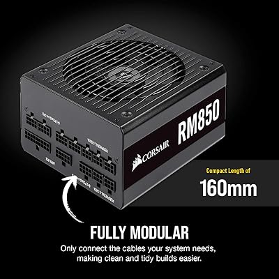 Buy Corsair Rm Series Rm850 850 Watt 80 Gold Certified Fully Modular Power Supply Microsoft Modern Standby Cp Na Online In Indonesia B07rckg95l