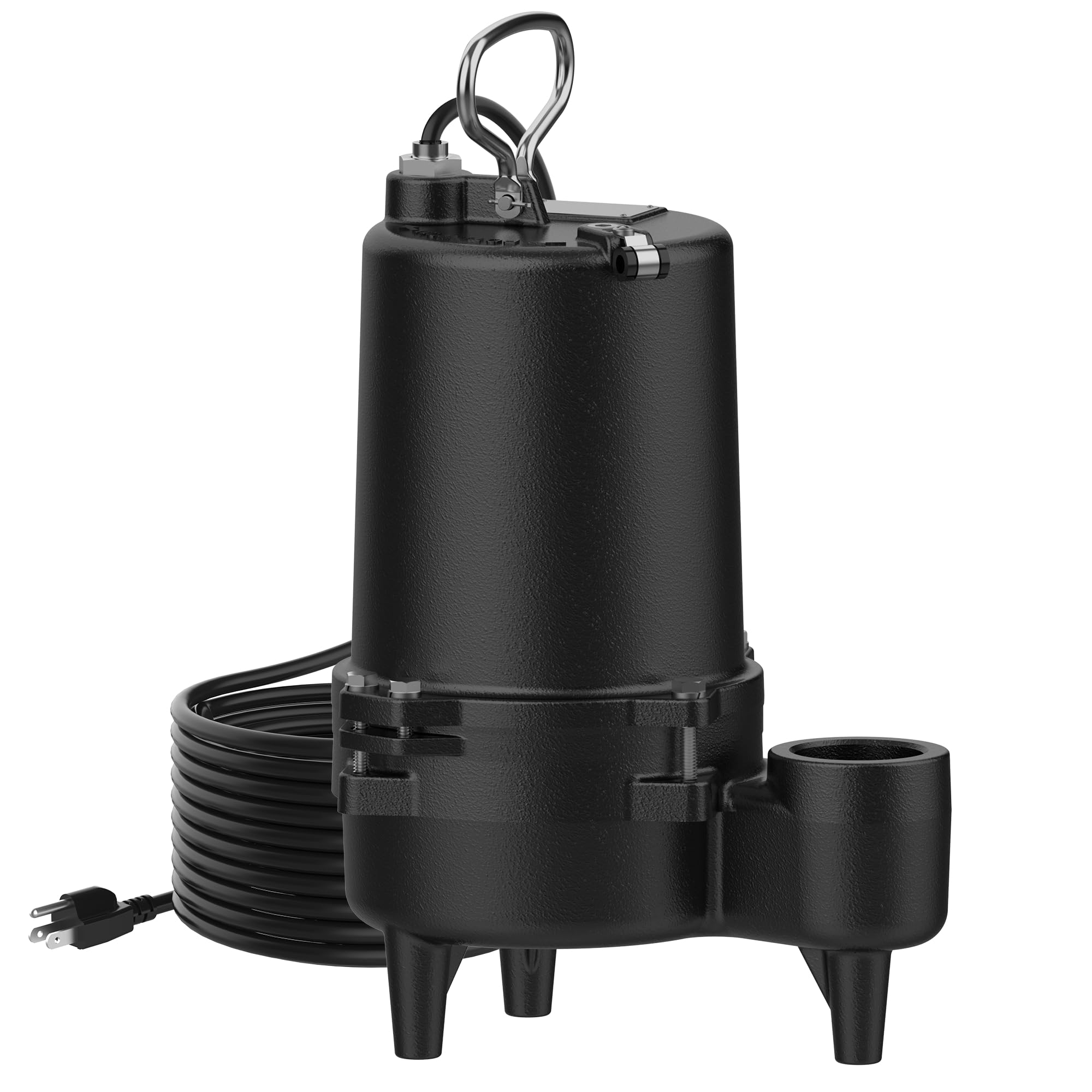 Photo 1 of BOMGIE 1/2 HP Sewage/Effluent Pump, 6900 GPH Submersible Basement Sewer Pump, Cast Iron, 2'' NPT for Sewage Basin, 115V
