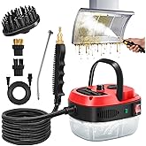 Sakerplus Handheld Steam Cleaner,Steam Cleaner 2500W,10s Rapid Heating Steamer with 6 Levels,36oz Water Tank,Large Capacity Handheld Steamer for Cleaning Home, Car, Kitchen, Bathroom, Floor