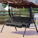 Socobeta Black Swing Seat Cushion Cover - Waterproof & Durable view 2