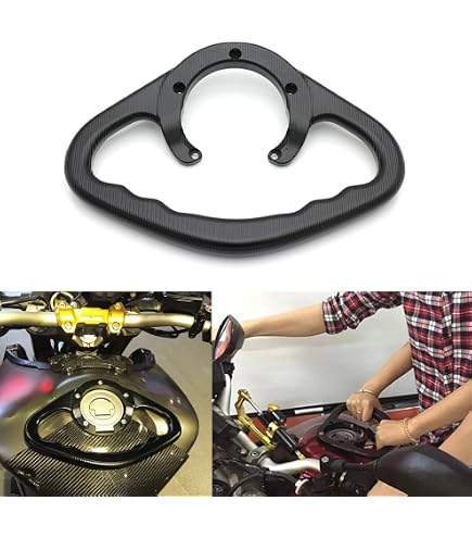 Amazon.com: Motorcycle Rear Passenger Handles Handgrips Gas Tank