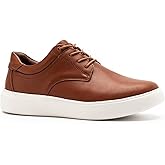 OrthoComfoot Men's Orthopedic Wide Leather Dress Walking Shoes: Comfortable Arch Support Oxfords for Plantar Fasciitis, Orthotic Casual Business Work Shoes for Foot and Heel Pain Relief