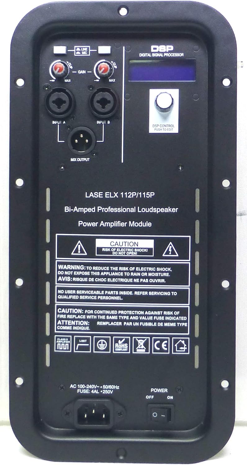 ev elx115p amp replacement