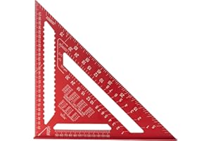 Woodworking Triangle Ruler | Woodworking Rafter Tool Layout Ruler,Metric Layout Square,for Woodworkers Home Improvement DIYer