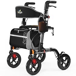 Walkers for Seniors, Rollator Walker with Seat, 350