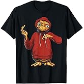 E.T. Hiding in A Hoodie Portrait Graphic T-Shirt T-Shirt