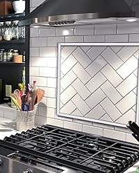 Art3d 10 Ft Peel and Stick Trim for Backsplash Tile