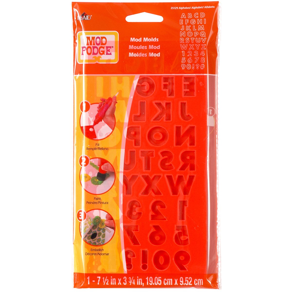 Mod Podge Alphabet Mod Mold