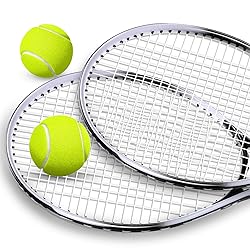 VercanMonth 4 Pack Tennis Rackets for Adults