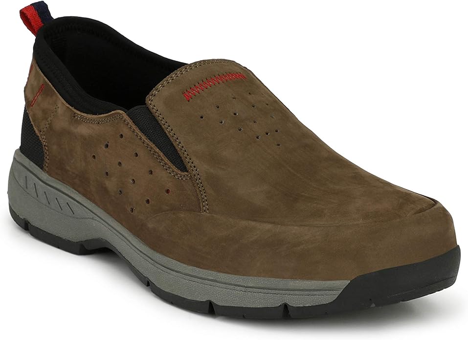 BANISH Men�s Gray Leather Office Slip On