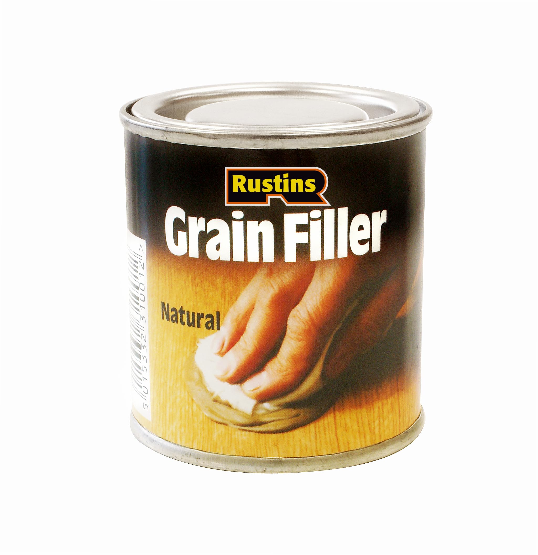 Rustins Grain Filler 230g–Natural, Available in 4 Shades | Smooth Finish for Furniture, Doors & Wood Restoration — image 1