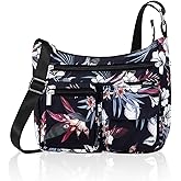 Kamo Crossbody for Women - Multi-pocket Shoulder Lightweight Messenger Casual Printed Purse Handbag Travel Bag