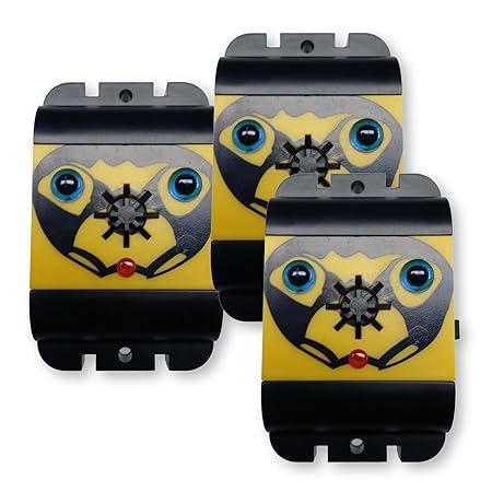 ISOTRONIC Taubenabwehr, Batterie betriebener Vogelschreck für Balkon, Ultraschall Vogelabwehr ohne Spikes (3)