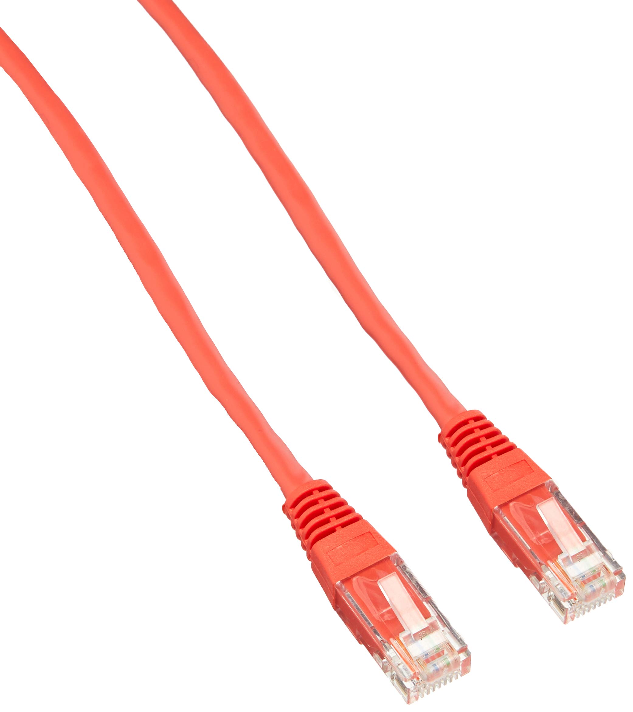 PRO SIGNAL PS11089 RJ45 Male to Male Cat5e UTP Low Profile Ethernet Patch Lead, 10m Orange