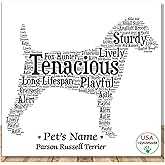 PetArt.us Lagotto Romagnolo – Personalized Art Print – Custom Pet Name, Gift for Dog Lovers or Pet Memorial, Gift Wrapped Home Decor, Handmade in the USA