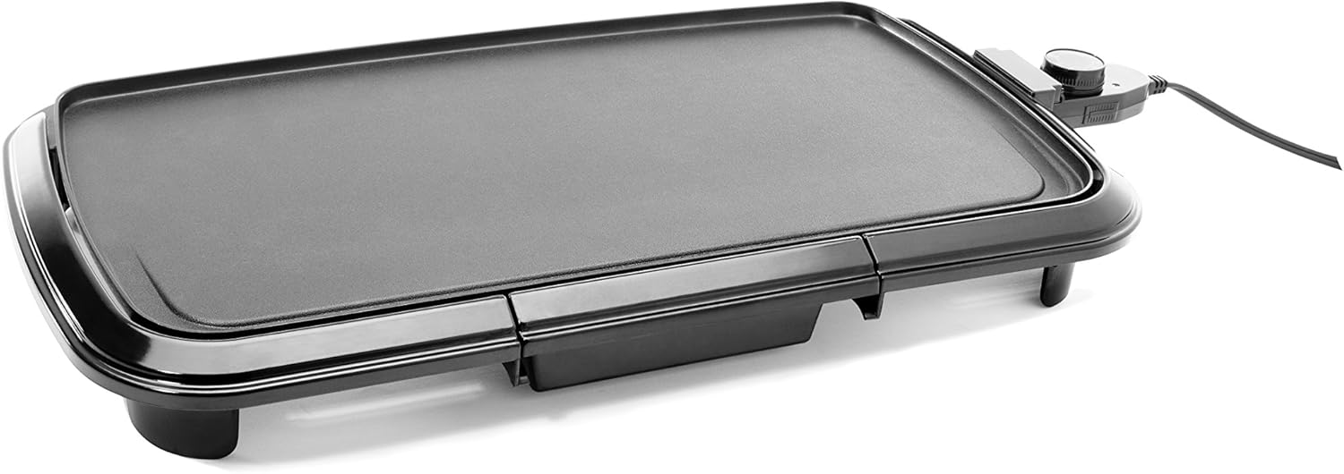 Chefman RJ23LG Electric Griddle, 20", Black Kitchen & Dining