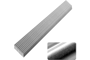 GMOTLSE 304 Stainless Steel Rod, 1/16" Diameter 12" Length Metal Solid Metal Rods for Metal Creative DIY, Aircraft/Ship/Automotive Model Making, Industrial Manufacturing, etc 60Pcs