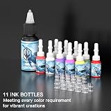 POSEIDON Wireless Tattoo Pen Kit 87Pcs 1800mAh Battery LED Display view 7