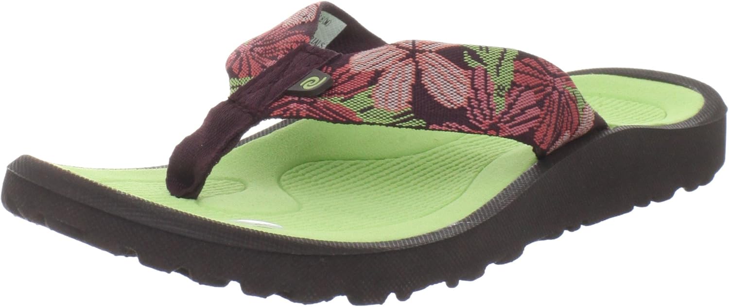Rafters Women's Breeze Tropicana Comfort Band Flip Flop