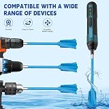 Suzzam Silicone Resin Mixing Paddle 4pc for 1/4 Drill Epoxy Stirrer view 6