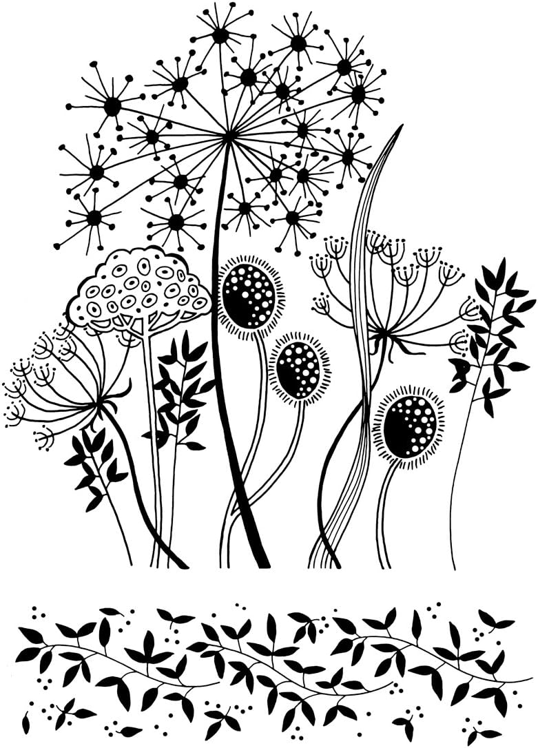 Jane Gill Clear Magic Stamp - Grasses