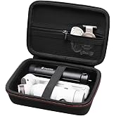LTGEM Hard Travel Case Compatible with DJI Osmo Mobile SE/Osmo Mobile 7P/7/Osmo Mobile 6, Insta360 Flow/Flow Pro/Flow 2 Pro Foldable AI Phone Gimbal, hohem iSteady X3 SE Gimbal Stabilizer (Case Only)