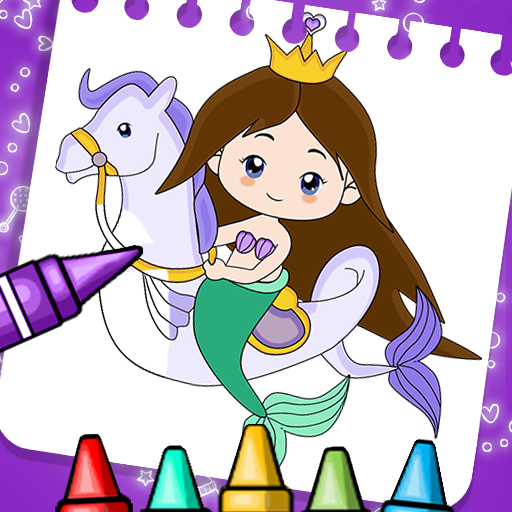Mermaid Coloring Book Mermaid Coloring Pages Glitter & Mermaid