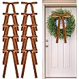 Glitinsel 24 Pcs Velvet Bows for Christmas Tree Vintage Rustic Velvet Christmas Ornaments Bows for Door Garland Wreath Decoration