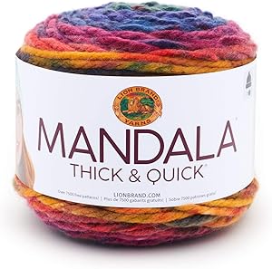 Lion Brand Yarn Mandala Thick & Quick yarn, Turbine