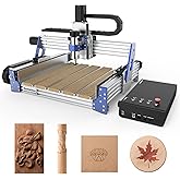 Genmitsu CNC Router Machine PROVerXL 4030 V2, Fast Speed for Wood Metal Acrylic PCB MDF, Upgrade 3 Axis Engraving Machine wit