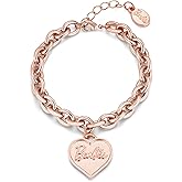 Barbie Chunky Heart Bracelet - Rose Gold