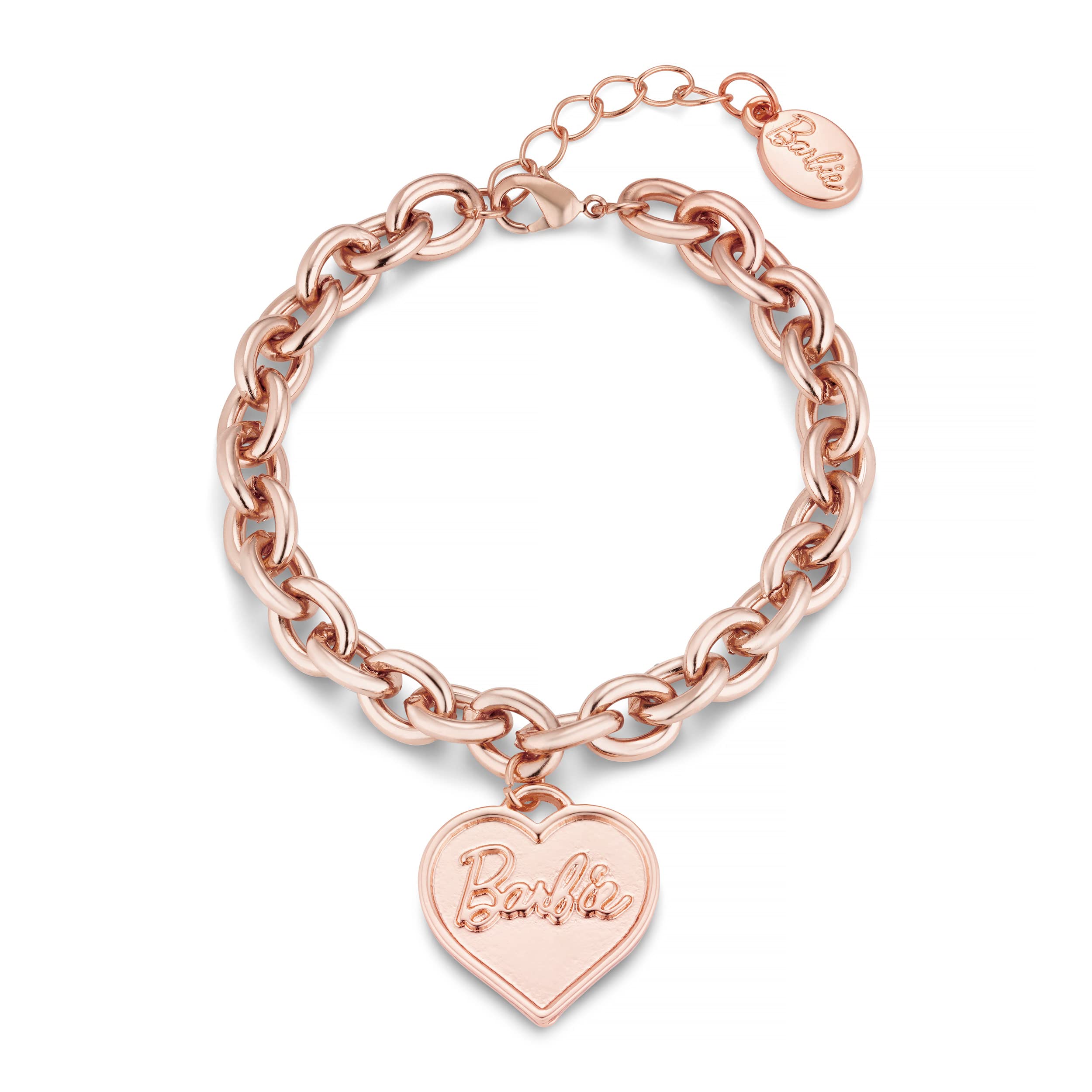 Barbie Chunky Heart Bracelet - Rose Gold