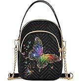 Sletend Small Cross body Bags for Women Quilted Crossbody Cell Phone Shoulder Purse Handbags Wallet Detachable Chain Bag