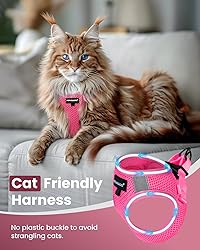 FAYOGOO Cat Harness and Leash Set, Escape