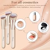 Start Makers 3Pcs Makeup Brushes Set Foundation Concealer Contour Vegan view 6