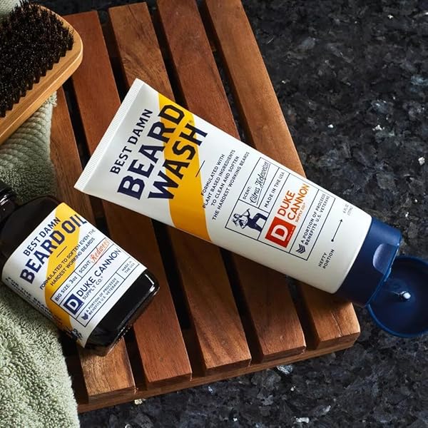 DUKE CANNON SUPPLY CO. BEST BEARD WASH, 6 OZ. – CITRUS HEFEWEIZEN SCENT, SULFATE-FREE & PARABEN-FREE