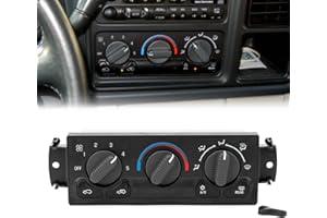 KOONDHEEND 599-218 Front Climate Control Module fits for 1999-2002 Chevrolet Silverado 1500 2500 3500,HVAC Control Module fits for 1999-2002 GMC Sierra 1500 2500 3500 Replace 15054697 15054698 15753263 15753264