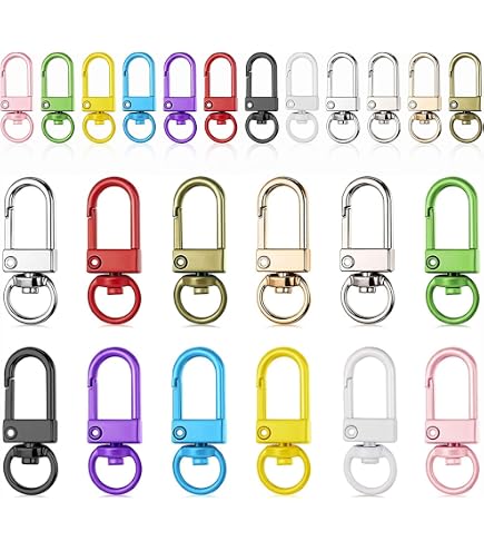 Amazon.com: NSBELL 50PCS Colorful Metal Lobster Claw Clasps Swivel