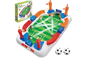 CHOOPHEME Mini Foosball Table Game for Kids Soccer Game Set Gifts Boys Toy Football Games Board for Indoor Sports Game Room Pinball Interactive Birthday Gift Toys for 3 4 5 6 7 8-12 Year Old Family Gatherings