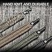 Paracord Survival Bracelet with Adjustable Black Stainless Steel D Shackle - Grade Type III Military Bracelet - Suitable for 8 to 9 Inch Wrists