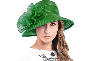 HISSHE Cloche Oaks Church Dress Bowler Derby Wedding Hat Party S015