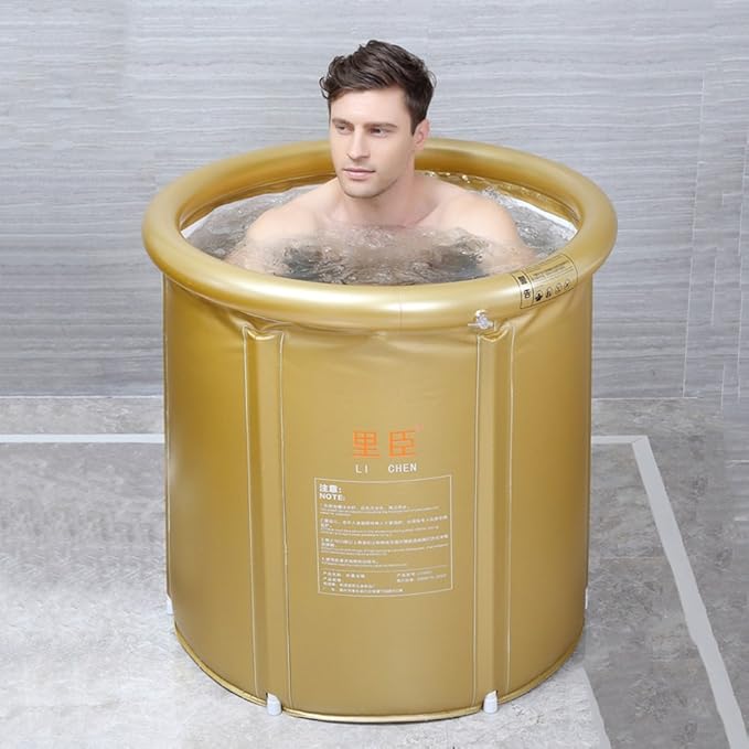 Adult Folding Bathtub Thick Plastic Bath Tub Inflatable Simple Bath Tub