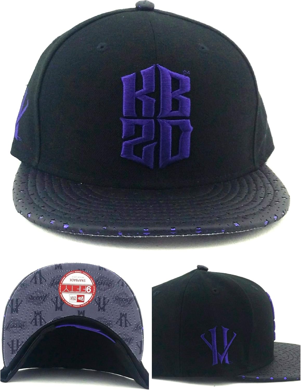 New Era Los Angeles Lakers 9fifty Kobe Bryant Kb20 Villian Black Snapback Hat Cap M L Amazon Co Uk Sports Outdoors