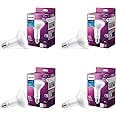 Philips LED BR30 Ultra Definition Frosted Dimmable LED Light Bulbs - Flicker-Free 65w Light Bulbs with EyeComfort Technology - Daylight 5000K Lightbulb - 650 Lumen - E26 Base - 4 Pack