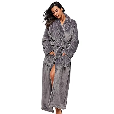 BELLOO Ladies Winter Flannel Dressing Gown Fleece Nigeria | Ubuy